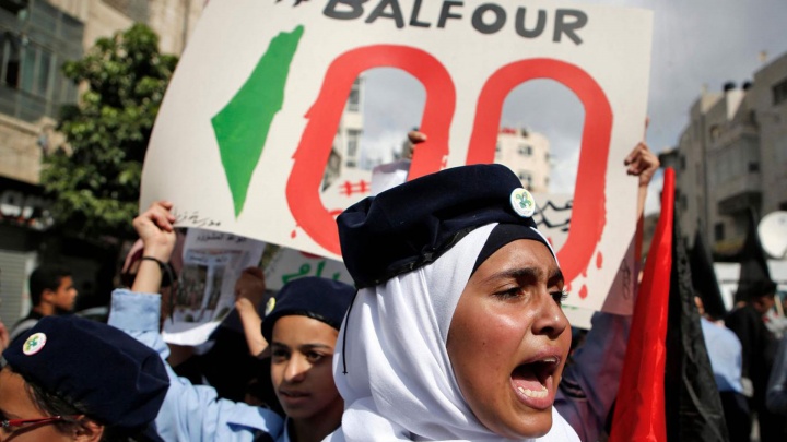 On the 100 years of the Balfour Declaration, PCP in solidarity with the Palestinian people