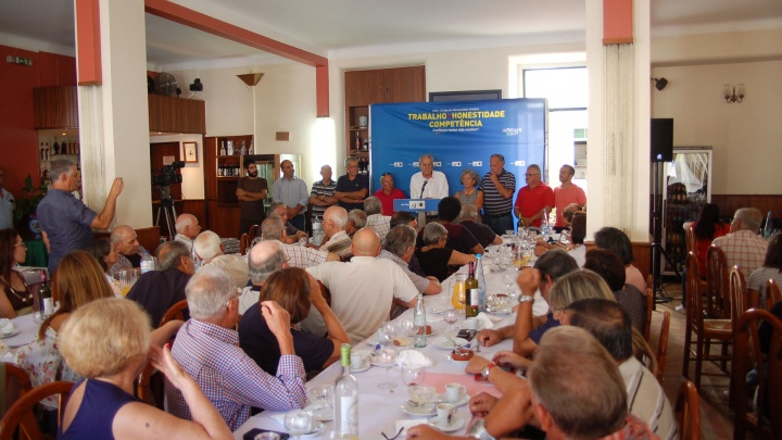 Almoço com activistas e candidatos da CDU em Alcobaça