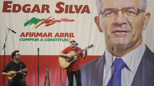 Comício no Porto da candidatura de Edgar Silva à Presidência da República