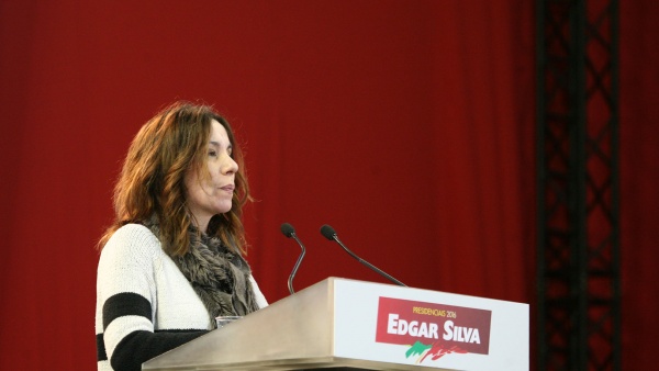 Comício no Porto da candidatura de Edgar Silva à Presidência da República