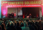 Jerónimo de Sousa no Concerto solidário com os trabalhadores da ex-Triumph
