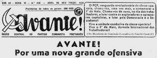 Avante! de Abril de 1973