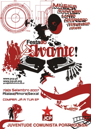 Folheto JCP - Festa do &laquo;Avante!&raquo; 2007