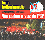 Imagem: Protesto do PCP: Pelo pluralismo e liberdade de express&atilde;o