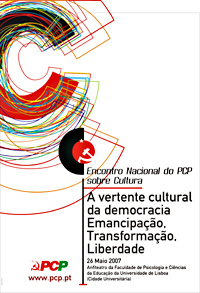 Cartaz Encontro Nacional do PCP sobre Cultura