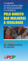 folheto do PCP - 8 de Mar&ccedil;o de 2006