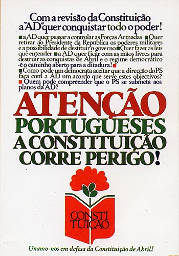 Jornal de Parede sobre a Constitui��o/1982