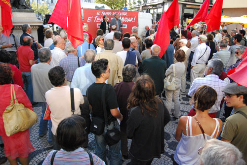 Accao de esclarecimento - Baixa de Lisboa 11Set 2008