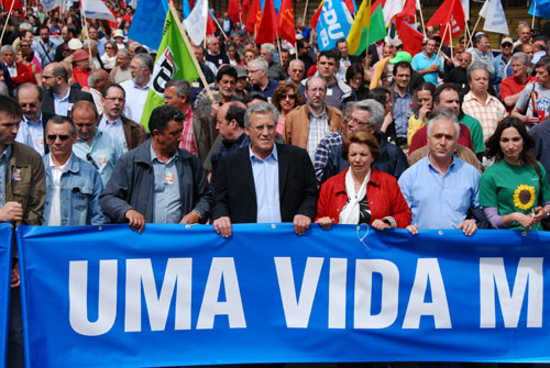 Marcha: Protesto, confianca e luta