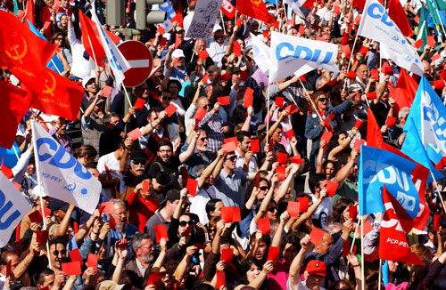 Marcha: Protesto, confianca e luta
