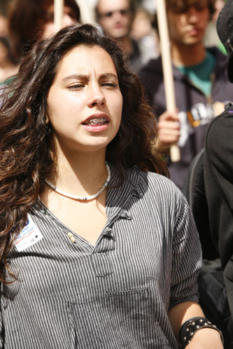 Marcha: Protesto, confianca e luta