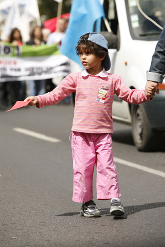 Marcha: Protesto, confianca e luta