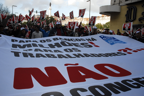 Manif. trabalhadores admin. publica - 5 Fev