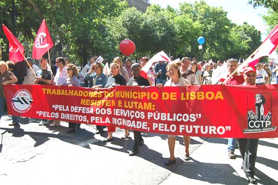 Manifestacao Nacional CGTP