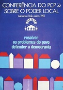 Cartaz da Conferência do PCP sobre o Poder Local