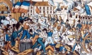 Revolta dos Canuts (trabalhadores da tecelagem de seda) - Batalha nas ruas de Lyon, Outubro de 1831