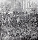 Celebração da eleição da Comuna, 28 Março 1871