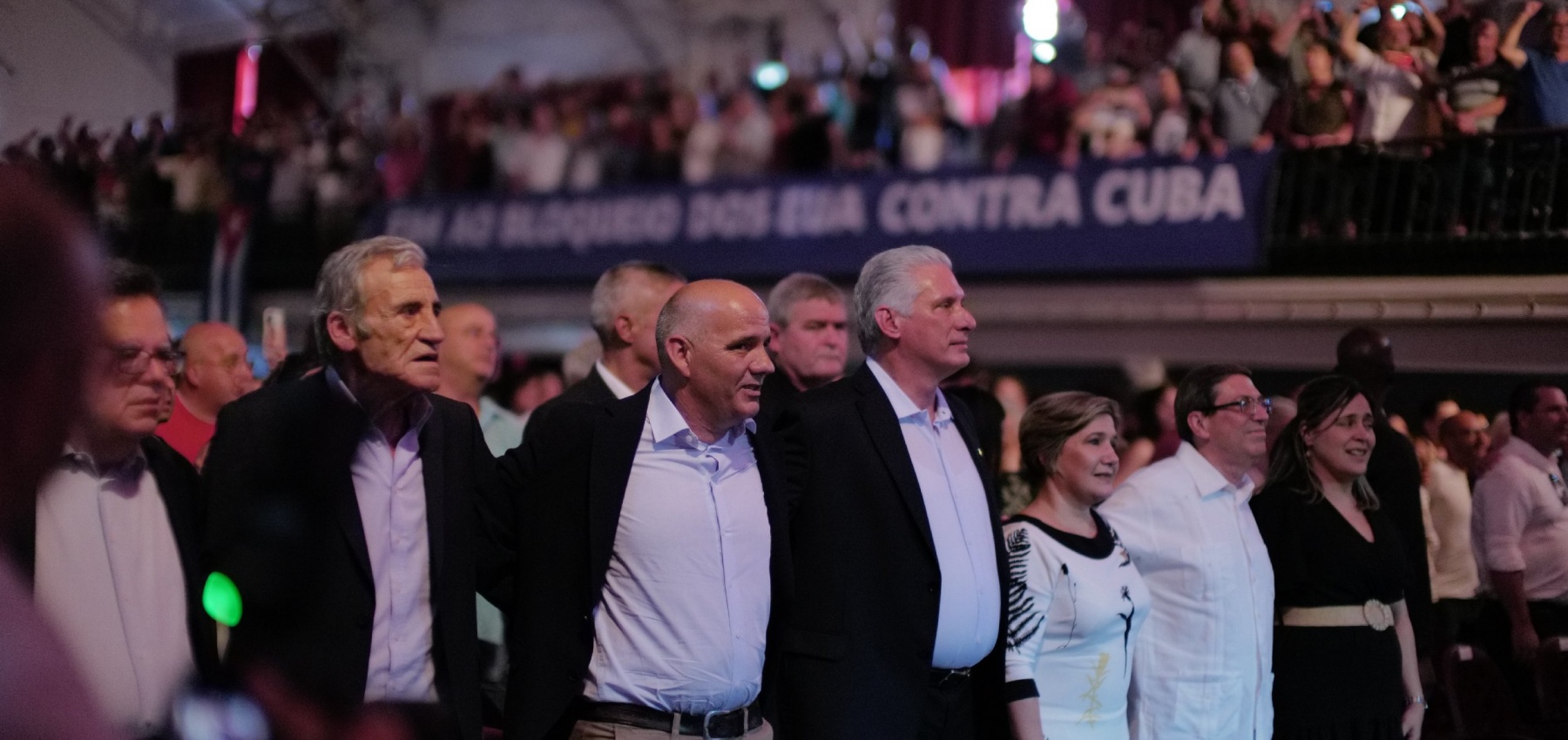 Acto de solidariedade «Juntos por Cuba»