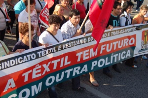 Historical demonstration in Lisbon