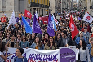 Manifestação Nacional de Mulheres promovida pelo MDM, Lisboa