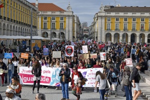 Manifestação Nacional de Mulheres promovida pelo MDM, Lisboa