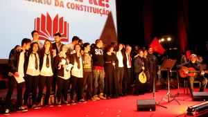 Sessão Comemorativa do 40.º Aniversário da Constituição, Lisboa