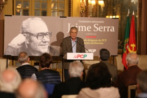 Sessão de homenagem pelo 100 aniversário do camarada Jaime Serra