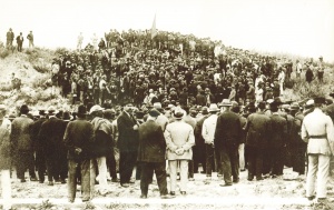 Comício em defesa da liberdade e contra a repressão, promovido pelo Comité de Defeza Proletária no Parque Eduardo VII, em Lisboa, a 9 de Junho de 1926