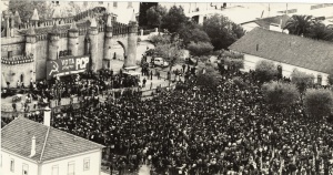 Comício do PCP em Évora, em 20 de Abril de 1975