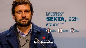 Encerramento da campanha de João Ferreira