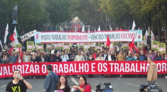 Manifestação a 18 de Novembro 9 de 2017, em Lisboa