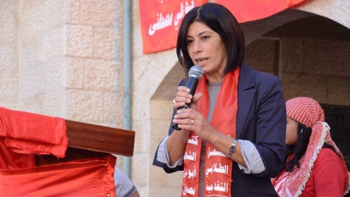 For the immediate release of Khalida Jarrar, Member of the Palestinian Legislative Council