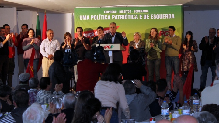 Jerónimo de Sousa no Almoço-Comício em Albergaria-a-Velha
