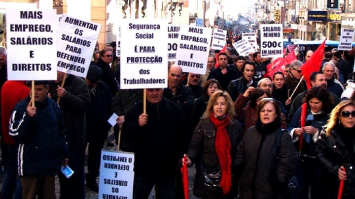 Jornada de luta da CGTP-IN: trabalhadores exigem mudança de políticas