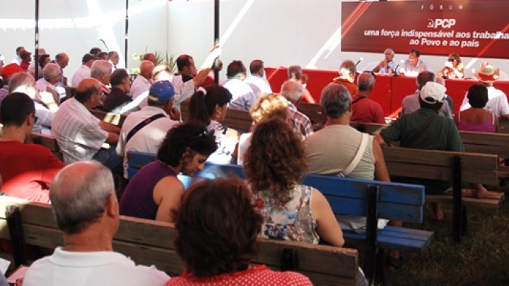 Os debates na Festa do «Avante!»