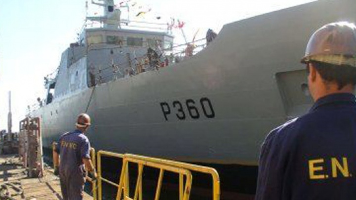 Sobre a entrega à Marinha do primeiro «Patrulhão»