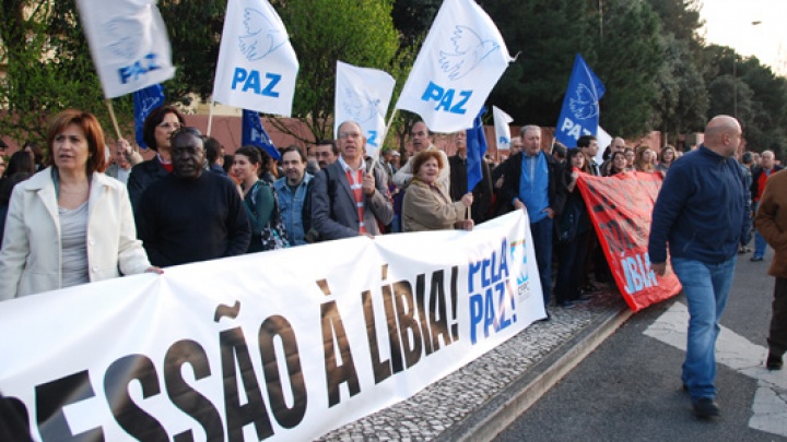 Demonstrations in Lisbon and Porto against aggression to Libya