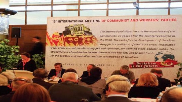 Começa hoje em Atenas o  13º Encontro Internacional de Partidos Comunistas e Operários