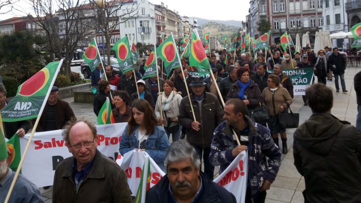 PCP na manifestação de agricultores em Braga