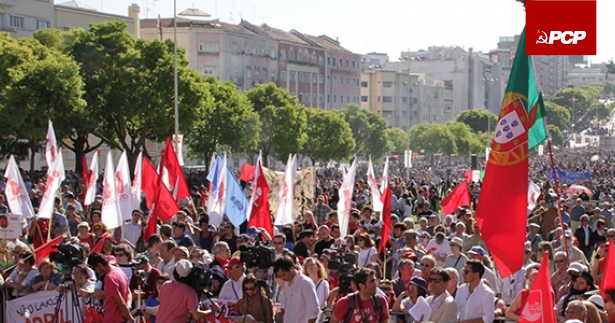 Primeiro de Maio em Portugal |  Partido Comunista Português