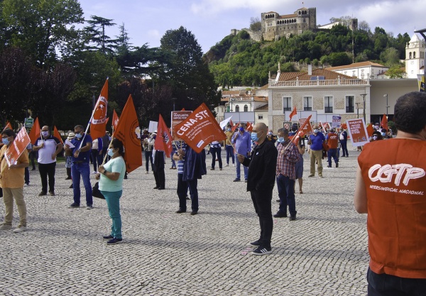 Acção de Luta Nacional da CGTP em Leiria