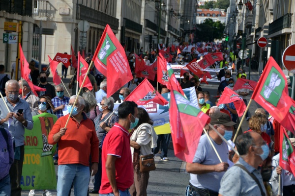 Acção de Luta Nacional da CGTP em Lisboa