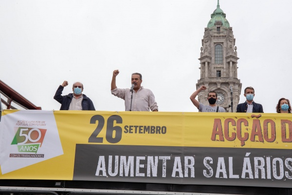 Acção de Luta Nacional da CGTP no Porto