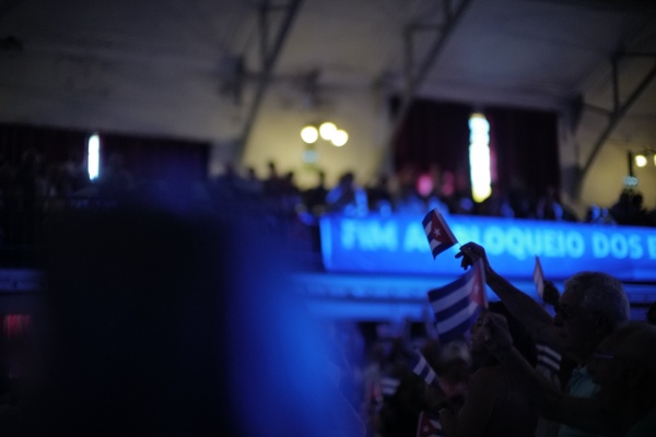 Acto de solidariedade «Juntos por Cuba»