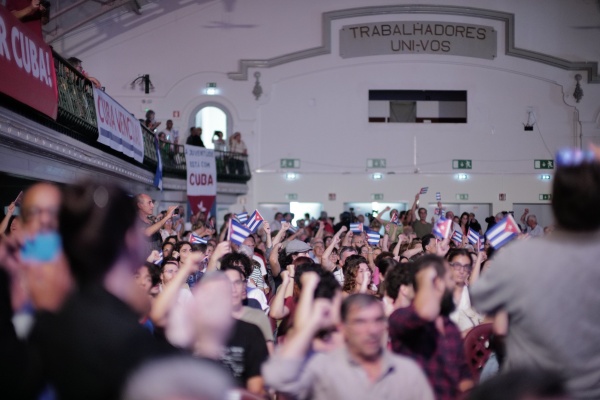 Acto de solidariedade «Juntos por Cuba»