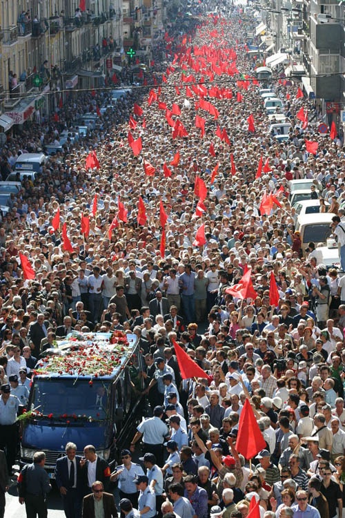 Funeral de Álvaro Cunhal, 16 de Junho de 2005
