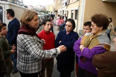 Visita ao Bairro Calçada, com Ilda Figueiredo