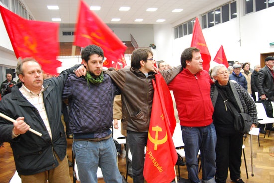 Comício em Alpiarça - 16 de Janeiro de 2009