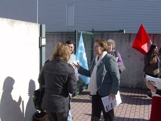 Acção na Grundig, em Braga