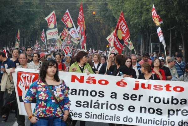 Manifestação Trabalhadores da Administração Pública. Lisboa